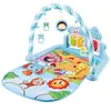 25 Styles Baby Music Rack Play Play Mat Puzzle Carpet com piano teclado Kids Infant PlayMat Gym Crawling Activity Rug Toys para 0-24 240423