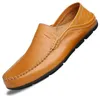 Mocas de couro casual para mocassins tênis respiráveis ​​homens acionando sapatos de conforto 240428 a86f 830f