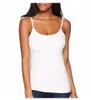 Tanques femininos Camis Sexy Camisoles Mulheres Culturas Cultas Sleless Shirt Bralette Tops Solid Color Strap Skinny Vest Fe Slimming Tanks Bra Rouphe D240427
