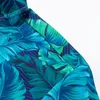 Camicie casual maschile stampa estiva stampicata sciolta di seta ghiacciata a manica corta surf in stile hawaiano rapido t-shirt