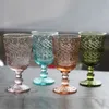 270 ml de lámpara de vino de vidrieras de estilo europeo gruesas de 7 colores Decoración de bodas Regalos Casos de vino FY5882
