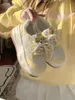 designer shoes cream Cake Original 2024 New Student Thick Sole Elevated Casual Women's Shoes