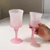 Bicchieri da vino tazze in rilievo rosa cocktail atmosferico in vetro lussuoso e creativo tazza di champagne bar cucine utensili da cucina