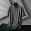 Camisetas casuales para hombres Llegada Hombres de verano Sail con sobrepeso Seda de seda sin costura Tecnología Presionadora Fashion Camiseta de manga corta Tamaño más 3XL-8XL