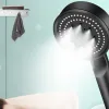 Régler la tête de douche haute pression Turbo rempli pour la douche 5 moules de moule à eau pomme de douche accessoires de salle de bain