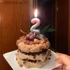 Świece Ins Cake Candle Birthday Długie kolorowe świece Wystrój ślubu festiwalowy stół