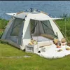 Vollautomatischer Outdoor-Zelt mit Sonnenschutz und Regen Multi-Personen schneller Öffnung Anti-Mosquito Camping 240422