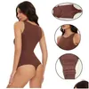 Women's Shapers Women Shapewear Bodysuit Kontrola brzucha dla kobiet zmniejszających i talia Sha Thong Trener Body Shaper Zużycie Dostarcz dhbxh