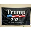 Banner Flags Donald Trump 2024 Flag Keep America Again LGBT Prezydent USA Zmieniło się, że odbierają 3x5 stóp 90x150 cm upuść DHPEC