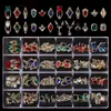 24 grilles en alliage de pêche pêche diamant en forme de papillon pour ongles décorations artistiques du doigt des ongles diy