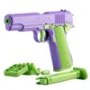 Toys Gun Toys Gravity 3D imprimé M1911 Modèle droit saut droit jouet pistolet non-tirs radish jouet couteau enfants stress relief jouet cadeaux de Noël 1pc t240428