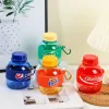 ZK20 mini 350 ml schattige waterfles voor meisjes ins stijl buiten draagbare plastic waterflessen creatieve geschenken voor vrienden