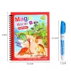 Toys crianças aprendendo educação Toy Magic Water Book com caneta bebê montessori brinquedos desenhando livros para colorir para crianças de 2 a 4 anos
