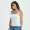 Women's Blouses Shirts Women Summer Tanks Camis Fashion Casual Slveless Cotton Lace Sexy Ladies Strt Solid Color Tops Ts Hotswt B3008 Y240426
