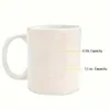 Canecas 1pc divertido te texto de fita de caneca de café em cerâmica branca, eu apenas amo burros de amor ok caneca envia um amigo criativo de aniversário de 11 onças de copo J240428