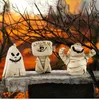 ZK20 Mummy Pumpkin Head de bureau décoration Small Ornaments Ghost Horror Resin Creative Halloween Ornements