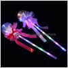 Party Favor Princess Light-Up Magic Ball Glow Sticks Witch Wizard Led Wands Halloween Chrismas Rave Toy dla dzieci Drop dostawa dhosc