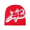 Beanie/Skull Caps Beanies For Men Women Custom Jacquard Letter Breit Winter Hat Hip-Hop Skullies Hat Unisex Design Anime Winter Hats D240429
