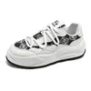 Hommes Femme Trainers Chaussures Fashion Standard Blanc Fluorescent Chinois Dragon Black and White GAI24 SALSKETS SPORT