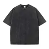 T-shirts masculins T-shirts Vintage Snowflake Point Couleur des T-shirts pour hommes / femmes Coton Slve Wash avec vieille eau Strt Hip Hop T Vêtements Y240429