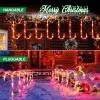 Decoraties Solar Christmas Candy Cane Licht Licht Outdoor Waterdichte Kerstdag Licht Led Home Garden Passage Courtyard Lawn Decoration Light