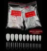 Kits d'art nail 500pcs Amond Faux Nails Clear Tips Couverture complète Fausses de bricolage Extensions Presse sur Manucure8117981