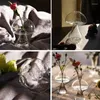 Vase Desktop Glass Mushroom Shape Planter Hydroponics Vase Vase Frosted with Home Decoration Terrarium Stand