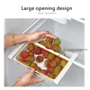 Bouteilles de rangement suspendues organisatrice de cuisine réfrigérateur à œufs de fruits d'oeuf tiroir de type alimentaire accessoires de cruser étagère de réfrigérateur