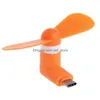 Usb Gadgets Mini Fan Flexible Portable Super Mute Cooler Cooling For Type C Android S7 Edge Phone Drop Delivery Computers Networking Dhcqx