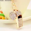 E Whistle Keychain Accessoires Sac Purse Spendant Metal Diamond Luxury Keches Charms Boyfriend Gift Llaveros Kawaii YS053
