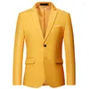 Herrenanzüge Frühling Sommer Blazer Jacke Herren Kleidung Mode zwei Knöpfe Schlanker Fit Casual Coat Business Formal Plus Size S-6xl