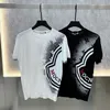 Projektant T koszule Męskie i damskie T-shirty Topy Krótkie rękawy swobodny topy Summer Fashion Fashion Dasual Shirts Luxury T Shirt Odzież Asian Size M-4xl