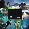 Mini Action Camera Ultra HD 4K / 60fps WiFi 2.0 170d Unterwasser wasserdichte Cam Helm Videoaufnahmekameras Cam Go Sports Pro 240418