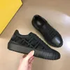 Modemän designer sneakers skor brev tryckta designer tränare tjocka sole streetwear spets upp svart vit lyxiga män sneakers casual skor