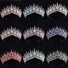 Tiaras 17 Colors Luxury Princess Opal Crystal Crow