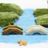 Resin Bridge Fairy Garden Decoration Miniatures Mini Arch Bridge Home Craft Figurines Moss Terrarium Micro Landscape LL