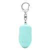 140dB Personal Alarm LED Flashlight Rechargeable Whistle Security Alarm Keychain for Night Running Traveling Elderly Travelling