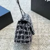 Горячая дизайнерская сумка для плеча квадратные перекрестные тела с коробкой решетчатой сумочка квадратный вязание модные сумки вязание подарки
