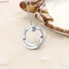 Anhänger Halsketten personalisierte 3 oder 4 Namen gekreuzte kreisförmige Anhänger Halskette Customized Birthstone Edelstahl geschnitzte Halskette Womens Giftwx