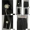 Zwemkleding Basis Casual jurken Early Autumn Niche Design Trendy Brand Coconut Tree Black jeans drop levering sporten buitenshuis zwemmen ot87p