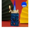 Debang Chinese Style Dragon Model Double Flame Jet Torch Without Gas Lighter