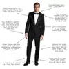 Mens Suit White Handsome paljetter 2 -stycks mode bröllop kostymer bästa män smala passande brudgummen tuxedos för man i lager s