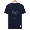 Pyscho Bunny Shirt Summer Casual T Shirt Mens Womens Skeleton Rabbit 2024 New Design Multi Style Men Shirt Fashion Designer Physcho Bunny Couple Short Sleeve 205