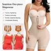 Women's Shapers Fajas Colombianas detachable shoulder straps fully sculpt the abdomen and the shape of the hip lift fo push ups after weight loss Y240429