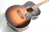 Inspirerad av anpassad 1957 SJ200 Vintage Sunburst Up Acoustic Guitar