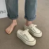 Casual Shoes Summer Women Thick Soles Increase Slippers Trend All Lazy Youth Girls A Slip-on Half Drag Fashion Slides Mesh