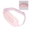 Sacs de rangement électriques de ceinture chauffée chauffée utérus de chauffage de chauffage soulage le massage vibration USB charge rose grande zone pour le bureau