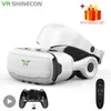 VR Gläser Virtual Reality 3D Headset -Helm für Android -Smartphone -Mobiltelefon mit Controller -Spiel Wirth Real Goggles 240424