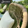 Camp Furniture Outdoor Garden Courtyard Rattan Woven Chairs Living Room Coffee Shop Bar El Table And Chair