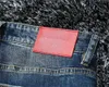 Jeans de grife para calças masculinas Hole de verão de alta qualidade calças jeans bordadas para homens b10